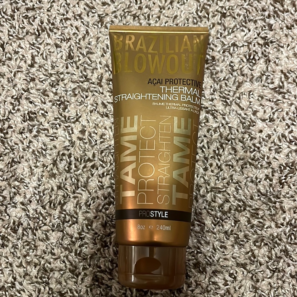 Brazilian blowout thermal straightening balm 8 ounce never used